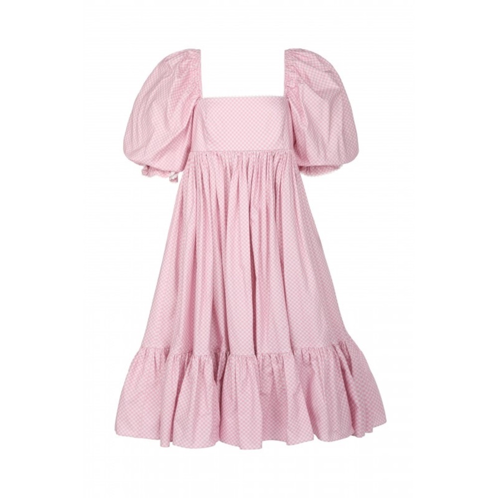 Selkie The Ice Cream Gingham French Puff Dress